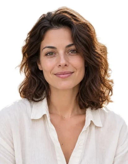 شخص کے پیچھے سفید پس منظر بنائیں